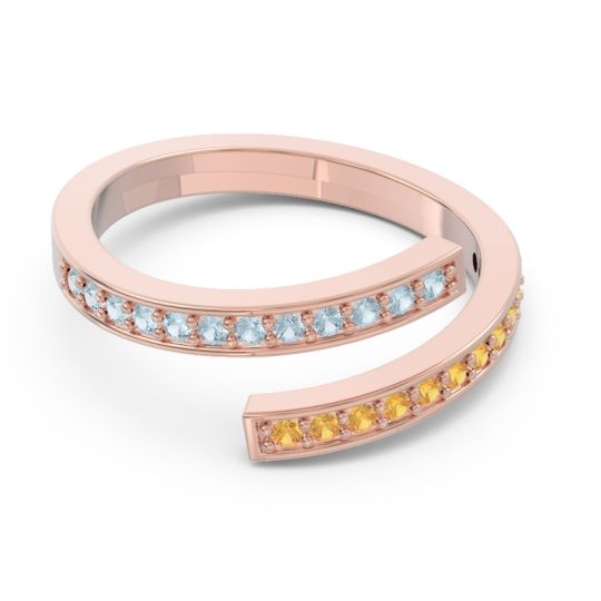 Petite Modern Wrap Pave Prayana Band