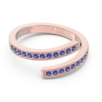 Petite Modern Wrap Pave Prayana Band