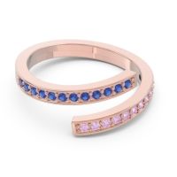Petite Modern Wrap Pave Prayana Band