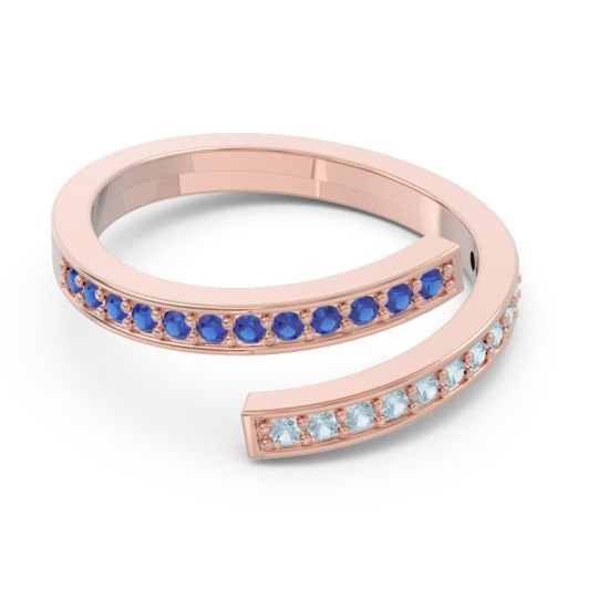 Petite Modern Wrap Pave Prayana Band