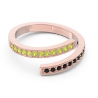 Petite Modern Wrap Pave Prayana Band