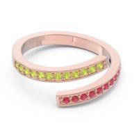 Petite Modern Wrap Pave Prayana Band