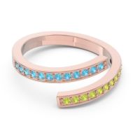 Petite Modern Wrap Pave Prayana Band