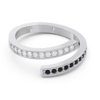 Petite Modern Wrap Pave Prayana Band