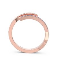 Petite Modern Wrap Pave Prayana Band