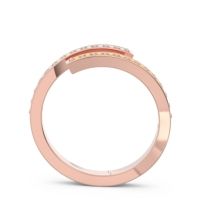 Petite Modern Wrap Pave Prayana Band
