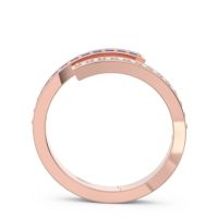 Petite Modern Wrap Pave Prayana Band