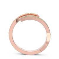 Petite Modern Wrap Pave Prayana Band