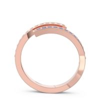Petite Modern Wrap Pave Prayana Band