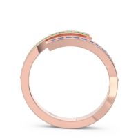 Petite Modern Wrap Pave Prayana Band