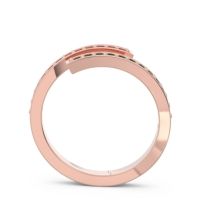 Petite Modern Wrap Pave Prayana Band