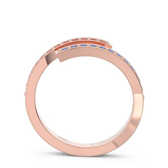 Petite Modern Wrap Pave Prayana Band
