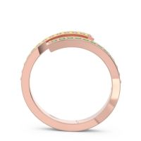 Petite Modern Wrap Pave Prayana Band