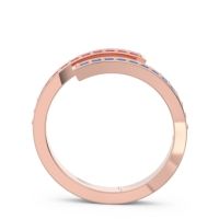 Petite Modern Wrap Pave Prayana Band