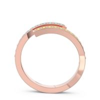 Petite Modern Wrap Pave Prayana Band