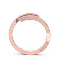Petite Modern Wrap Pave Prayana Band