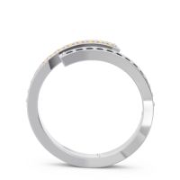 Petite Modern Wrap Pave Prayana Band