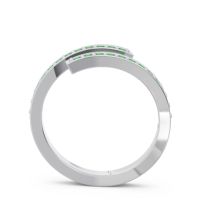 Petite Modern Wrap Pave Prayana Band
