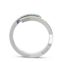 Petite Modern Wrap Pave Prayana Band