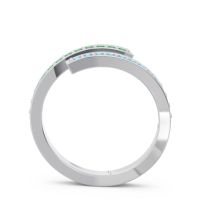 Petite Modern Wrap Pave Prayana Band