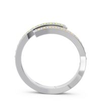 Petite Modern Wrap Pave Prayana Band