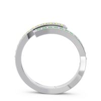 Petite Modern Wrap Pave Prayana Band