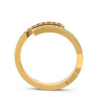 Petite Modern Wrap Pave Prayana Band
