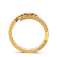 Petite Modern Wrap Pave Prayana Band