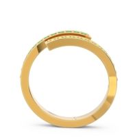 Petite Modern Wrap Pave Prayana Band