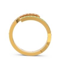 Petite Modern Wrap Pave Prayana Band