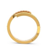 Petite Modern Wrap Pave Prayana Band