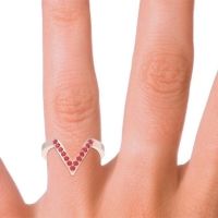 Modern Pave V-Shape Kilaka Band