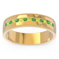 Men's Center Channel Milgrain 6mm Band