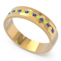 Men's Center Channel Milgrain 6mm Band