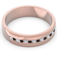 Men's Center Channel Milgrain 6mm Band