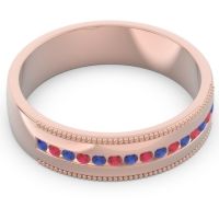 Men's Center Channel Milgrain 6mm Band