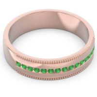 Men's Center Channel Milgrain 6mm Band