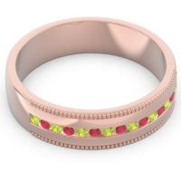 Men's Center Channel Milgrain 6mm Band