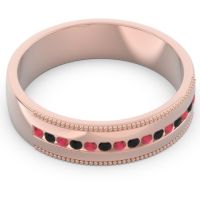 Men's Center Channel Milgrain 6mm Band