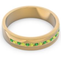 Men's Center Channel Milgrain 6mm Band