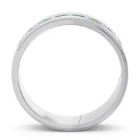 Men's Center Channel Milgrain 6mm Band