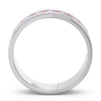Men's Center Channel Milgrain 6mm Band
