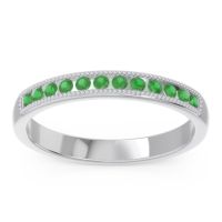 Half Eternity Milgrain Channel Set Tulita Band