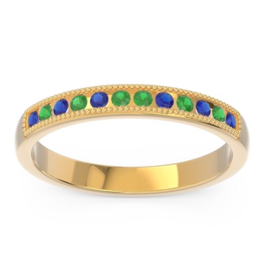 Half Eternity Milgrain Channel Set Tulita Band