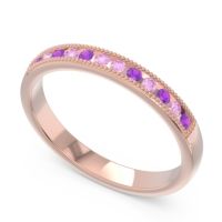 Half Eternity Milgrain Channel Set Tulita Band