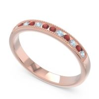 Half Eternity Milgrain Channel Set Tulita Band