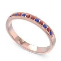 Half Eternity Milgrain Channel Set Tulita Band