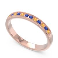 Half Eternity Milgrain Channel Set Tulita Band