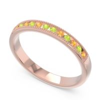 Half Eternity Milgrain Channel Set Tulita Band