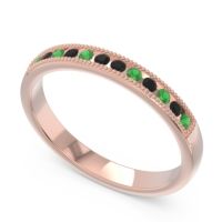 Half Eternity Milgrain Channel Set Tulita Band